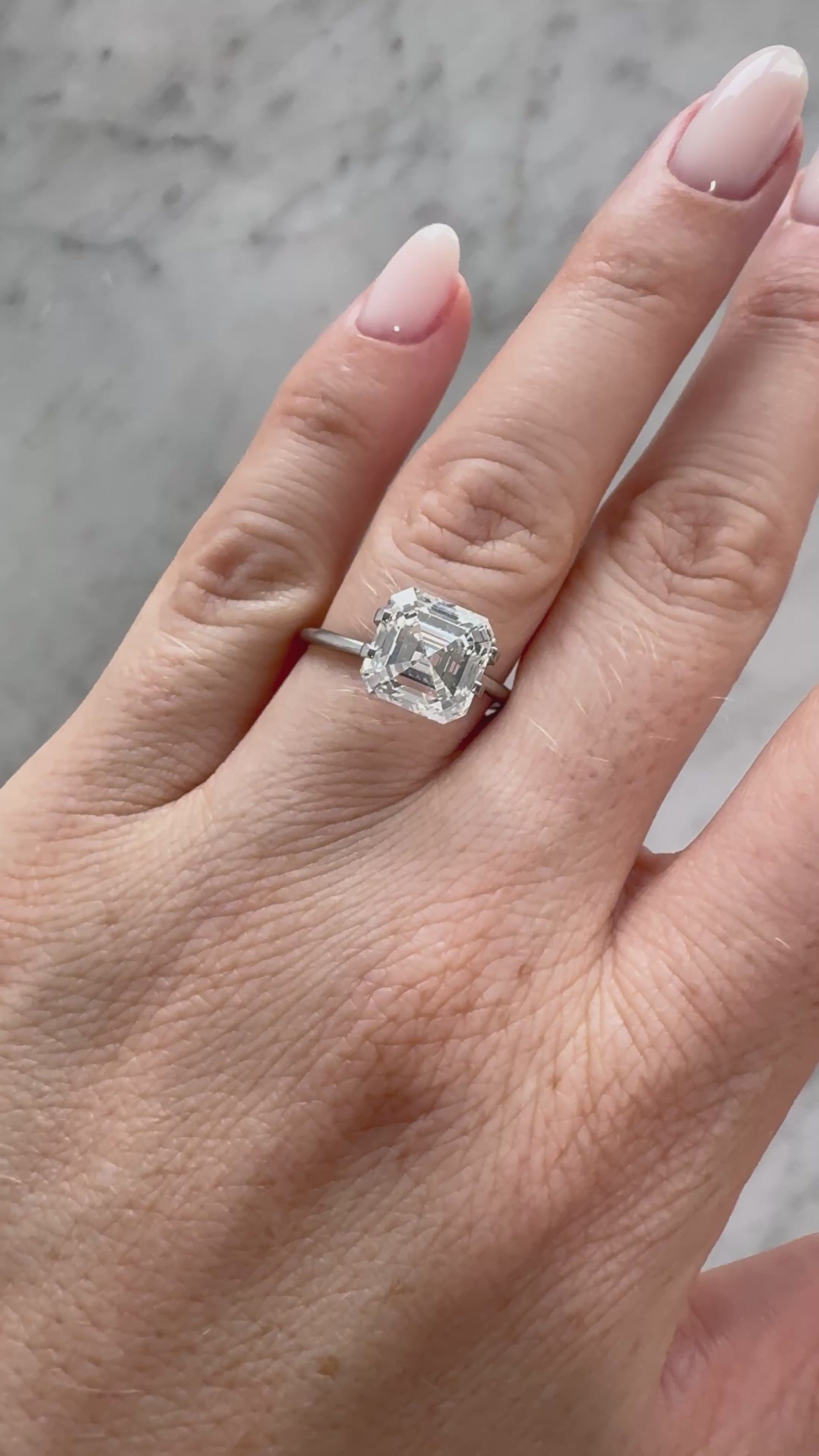 Asscher | 4.06ct F VS1 | IGI Certified 648427133