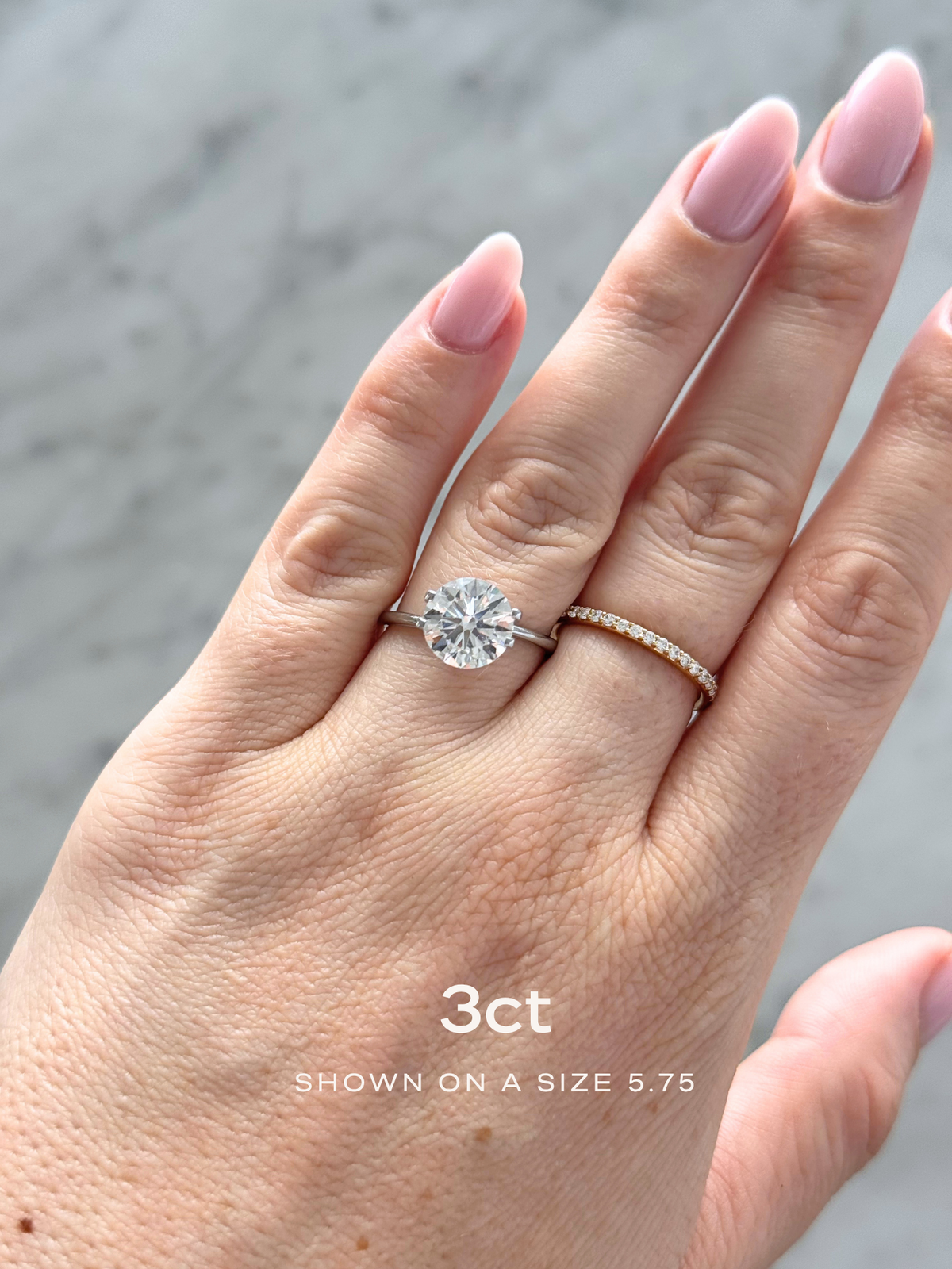 3ct Round Loose Diamond