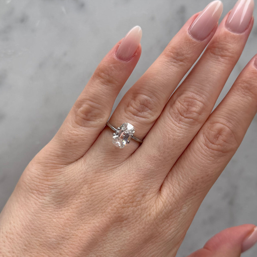 Old Mine Cushion | 2.27ct E VS1 | 1.67 ratio | LG743501839 | OM227