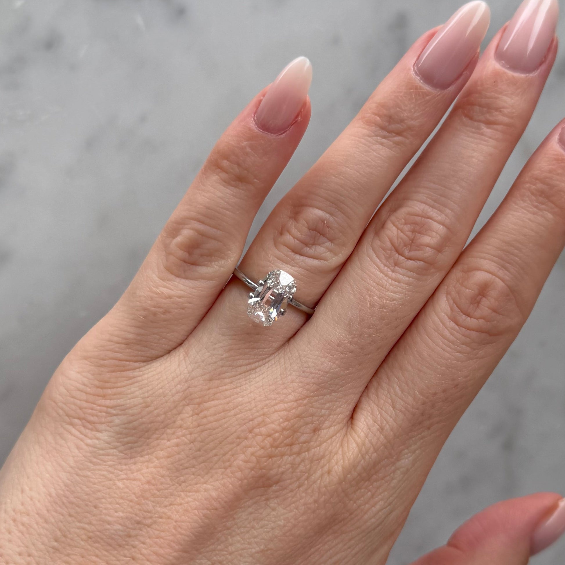 Old Mine Cushion | 2.27ct E VS1 | 1.67 ratio | LG743501839 | OM227