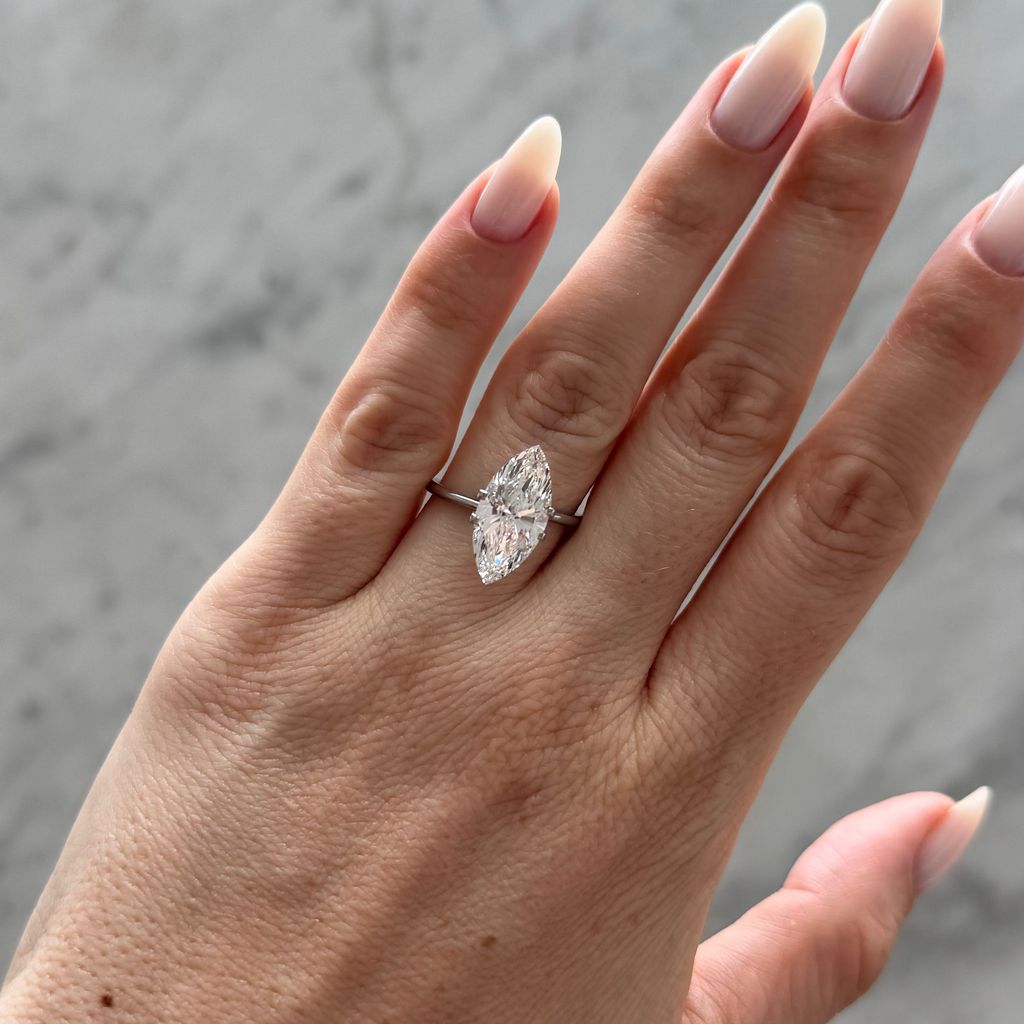 Marquise | 4.10ct F VS1 | 2.10 ratio | IGI Certified LG707505395