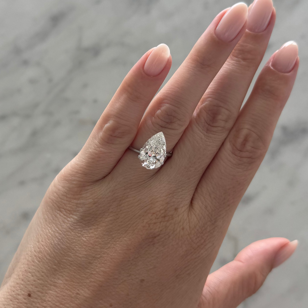 Pear | 5.22ct F VS1 | 1.60 ratio | IGI Certified LG793649981