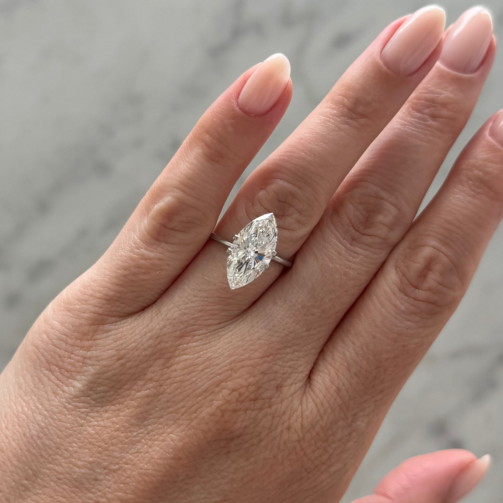 Marquise | 3.97ct F VS1 | 2.10 ratio | IGI Certified LG795691905