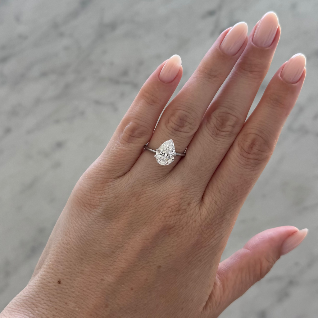 Pear | 3.09ct E VS1 | 1.50 ratio | IGI Certified LG771622091