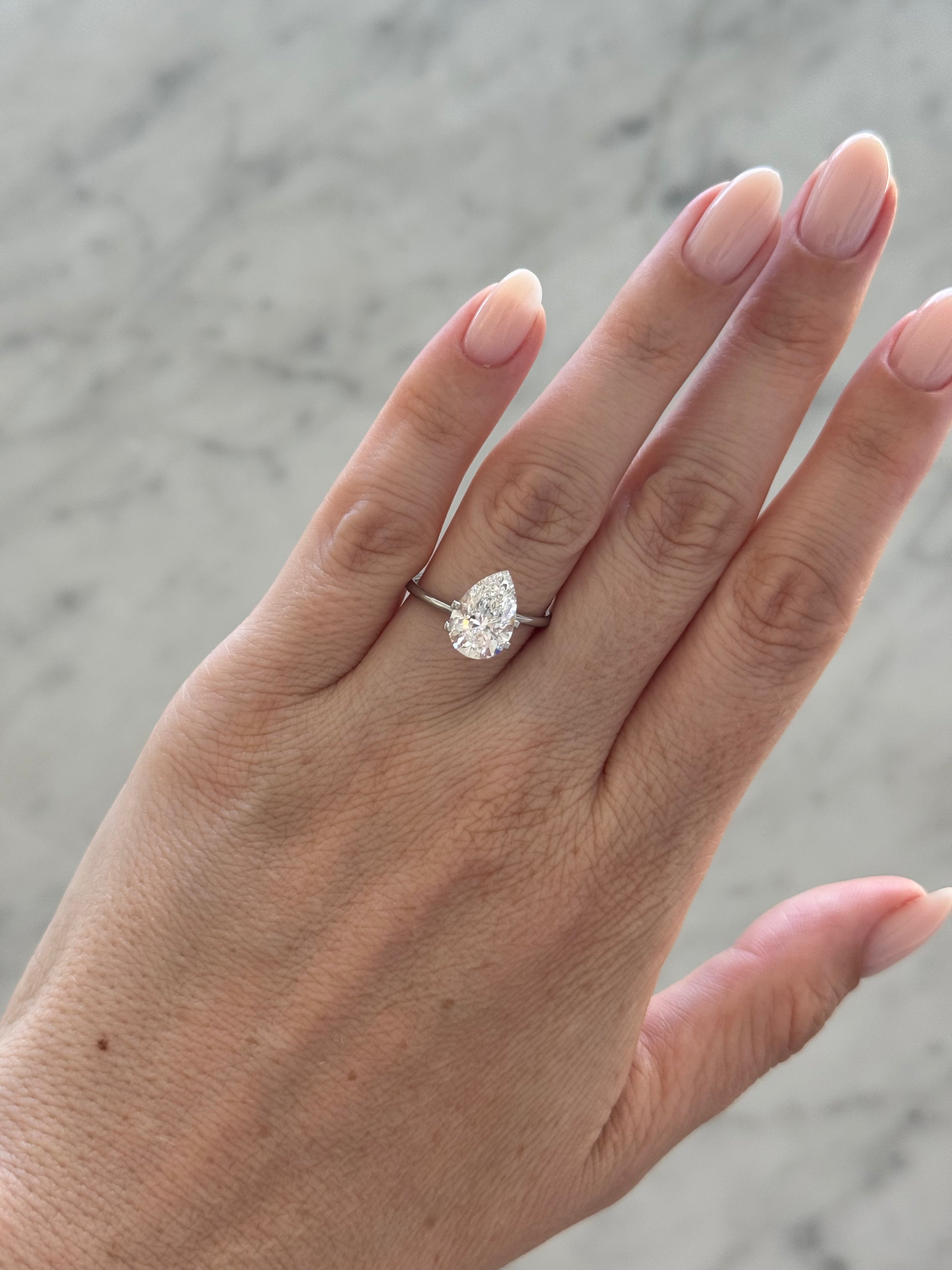 Pear | 3.09ct E VS1 | 1.50 ratio | IGI Certified LG771622091