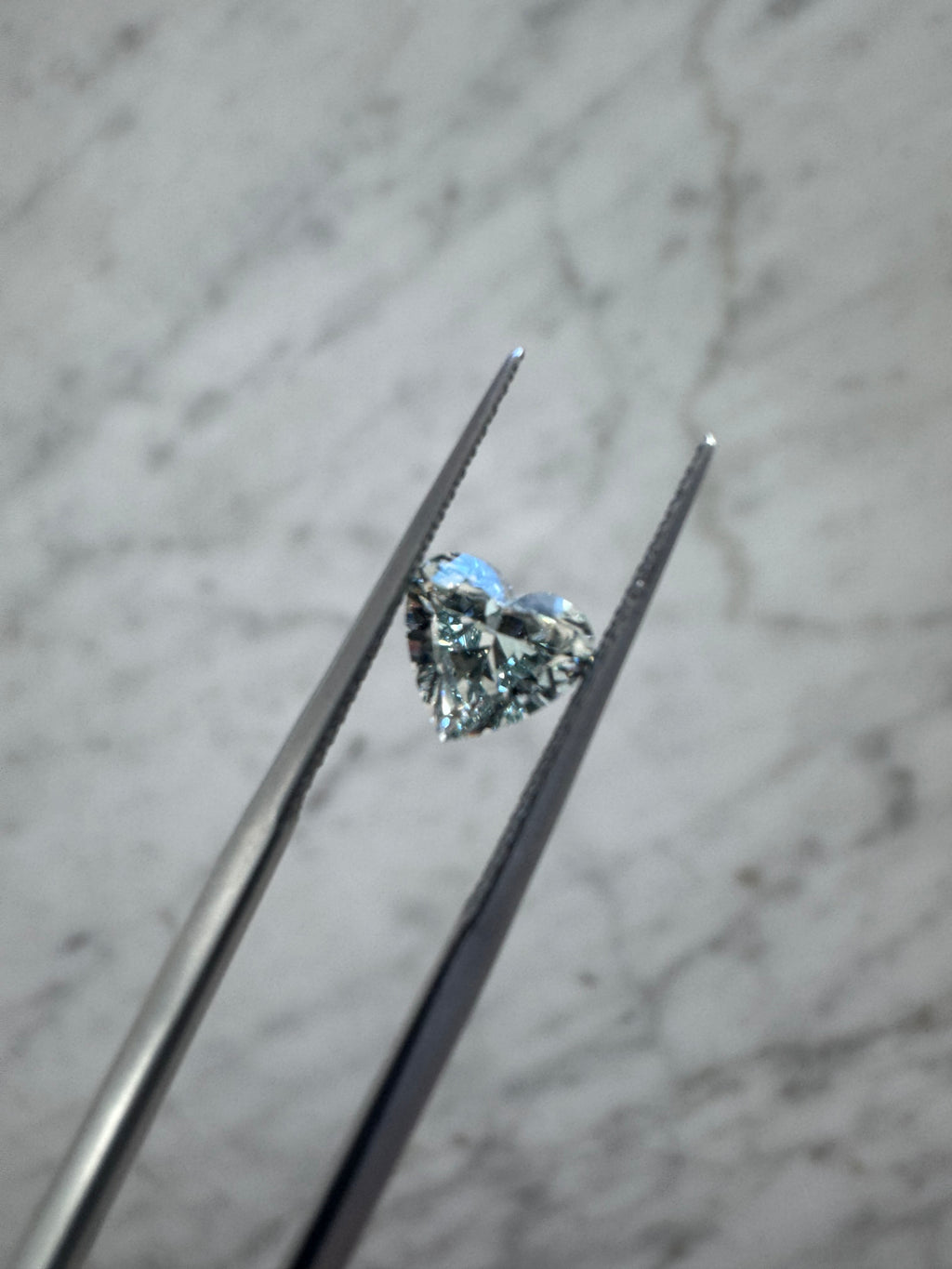 Heart | 1.10ct Light Bluish Green VVS2 | IGI Certified 788668512