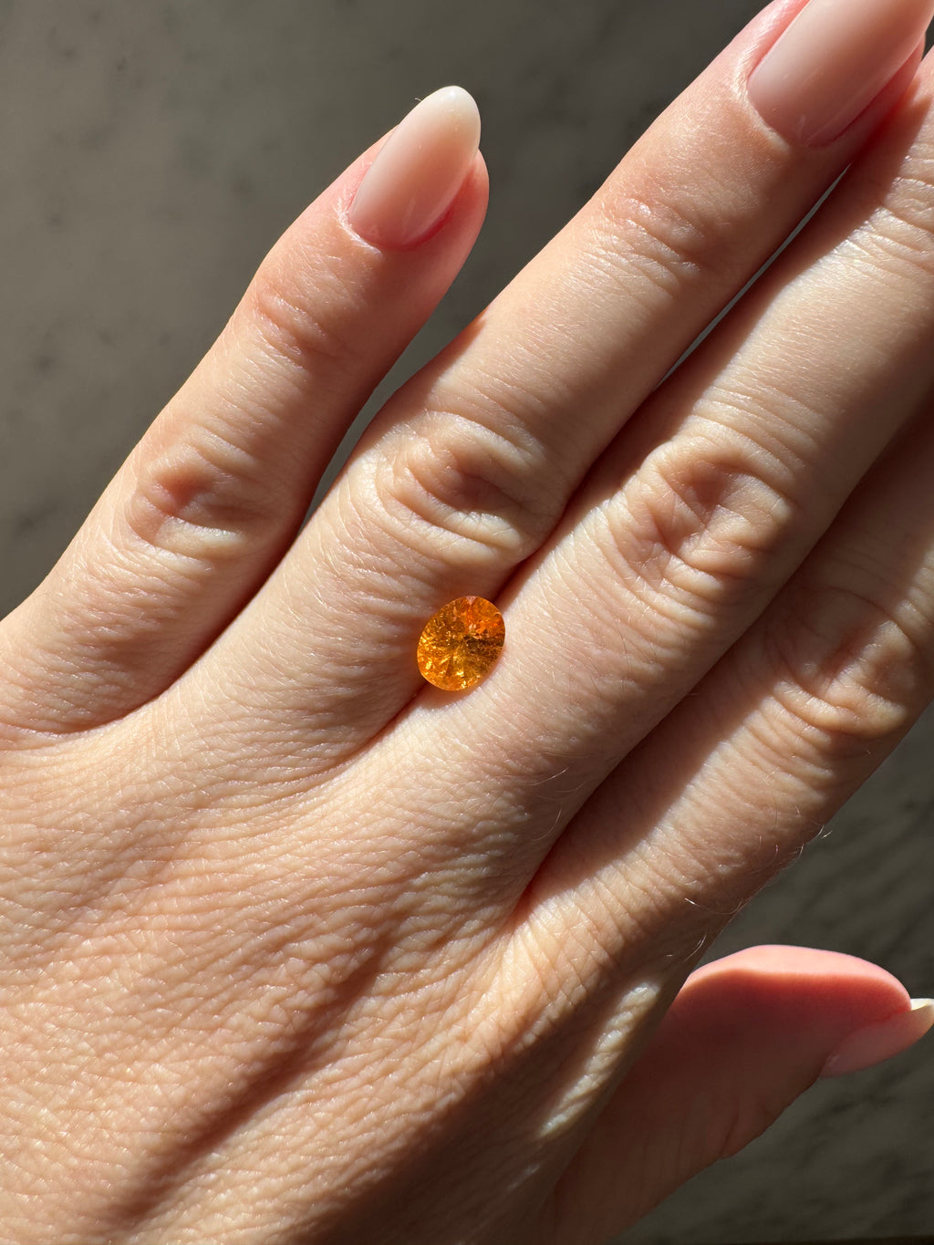 1.67ct Mandarin Garnet | 1.31 ratio