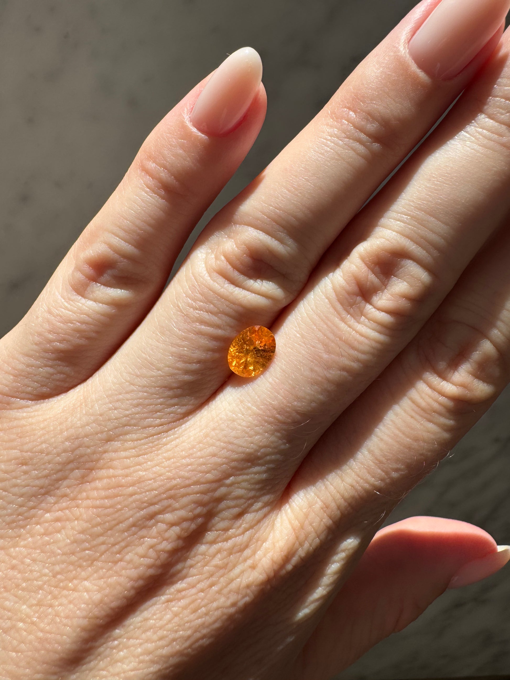 1.67ct Mandarin Garnet | 1.31 ratio