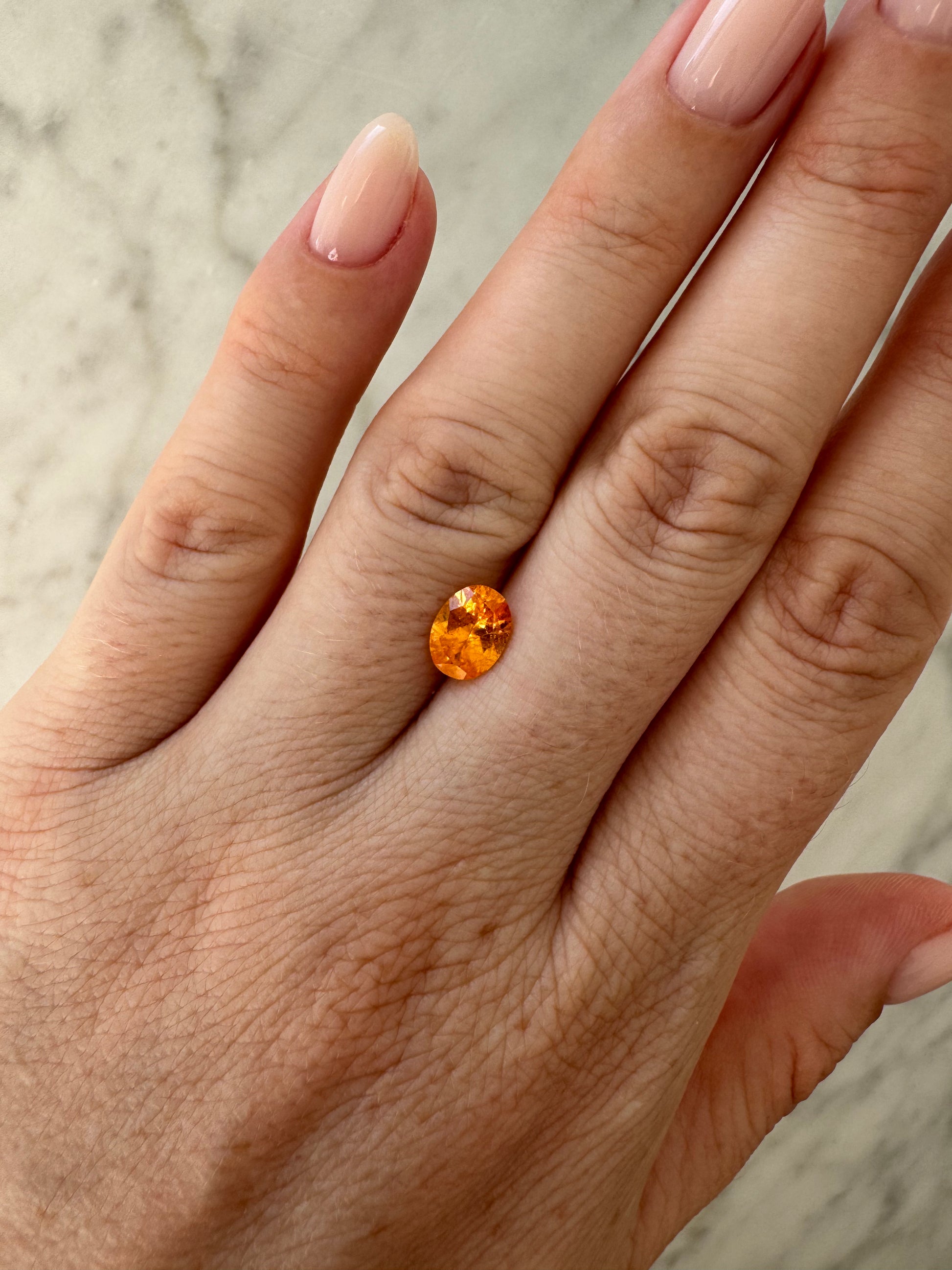 1.67ct Mandarin Garnet | 1.31 ratio