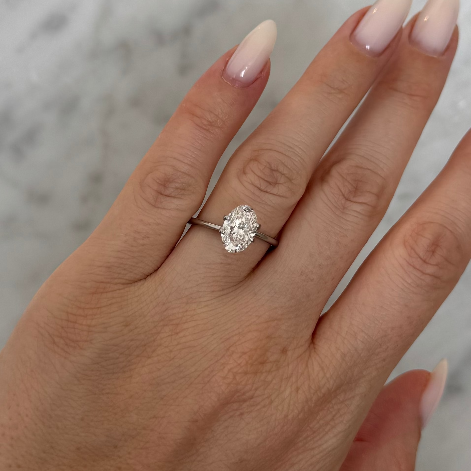 Oval | 2.01ct D VS1 | 1.49 ratio | IGI Certified 763609052