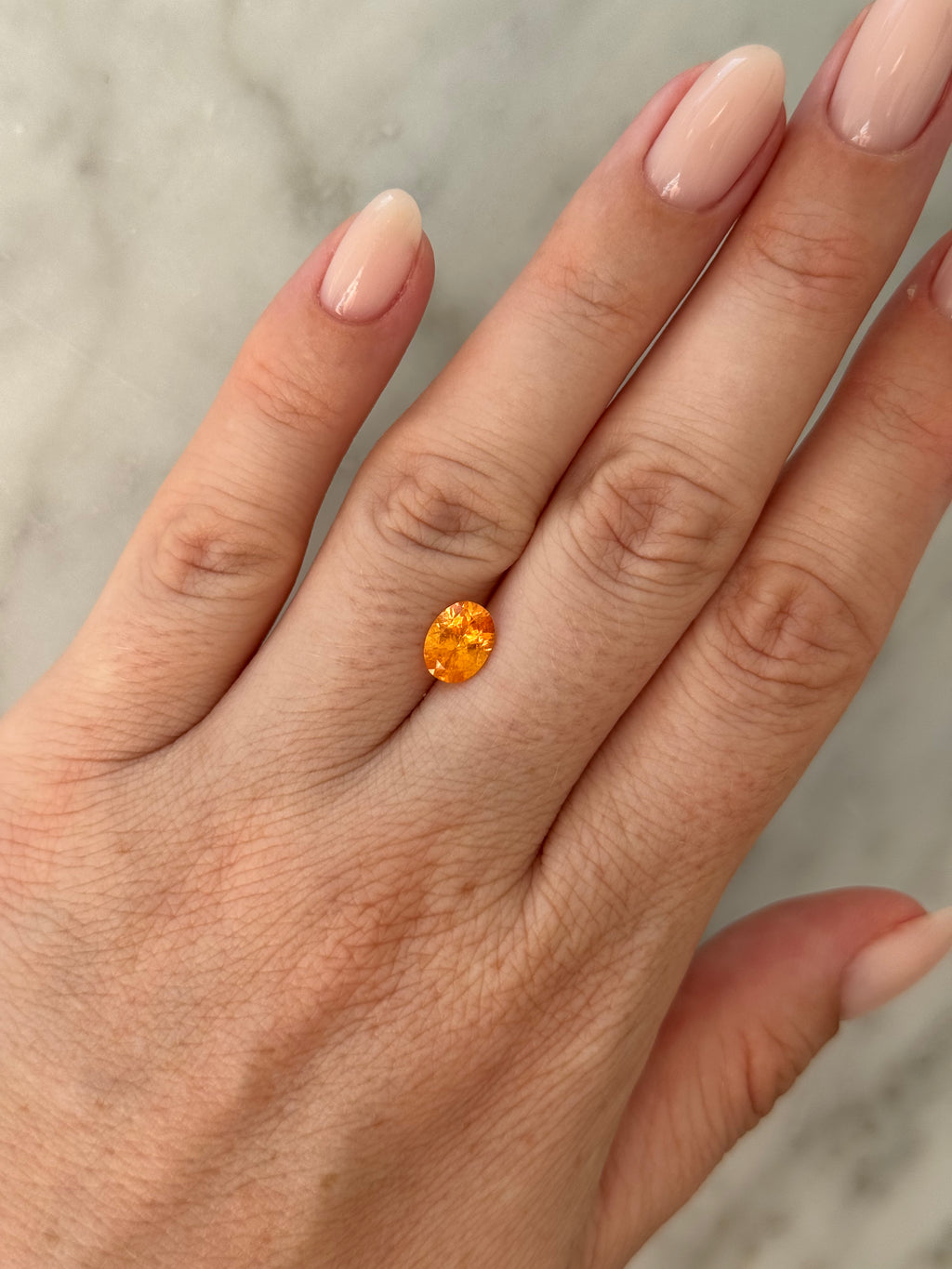1.67ct Mandarin Garnet | 1.31 ratio