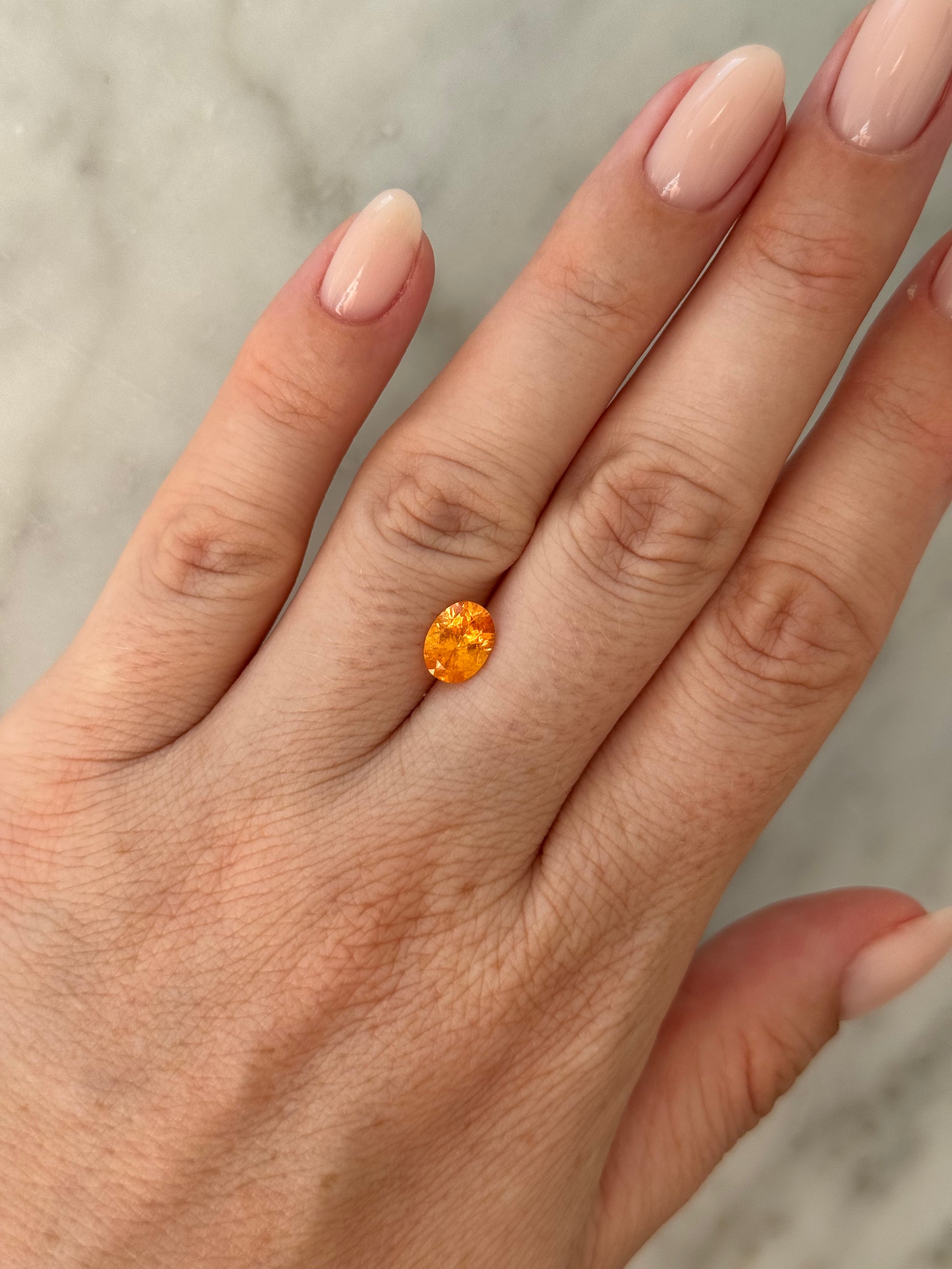 1.67ct Mandarin Garnet | 1.31 ratio
