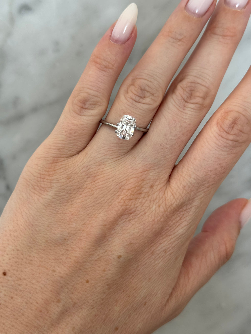 Old Mine Cushion | 2.06ct D VVS2 | 1.43 ratio | IGI Certified 764673693