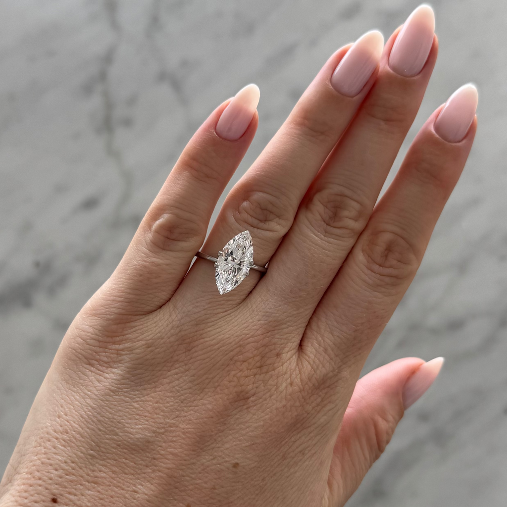 Marquise | 4.09ct D VS2 | 2.09 ratio | IGI Certified LG698545847