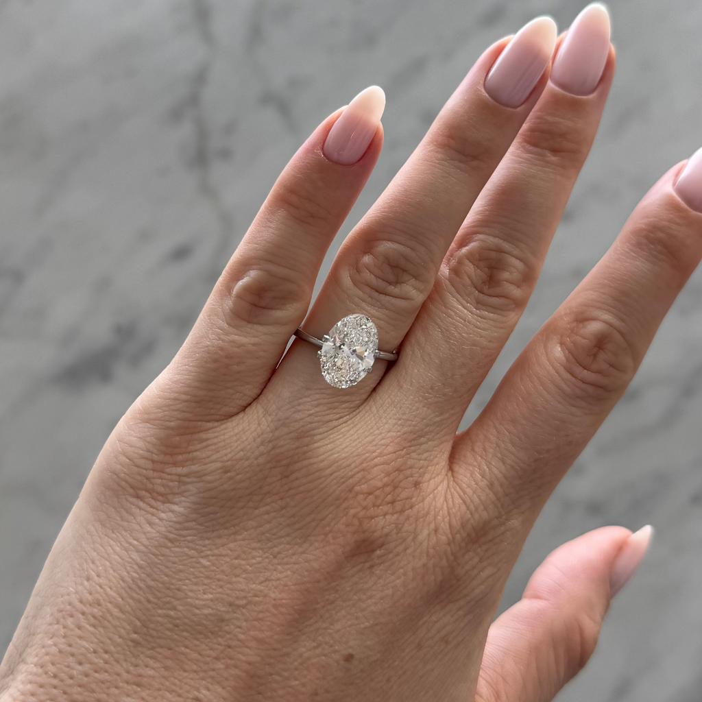 Oval | 4.05ct F VS1 | 1.44 ratio | IGI Certified LG712584159