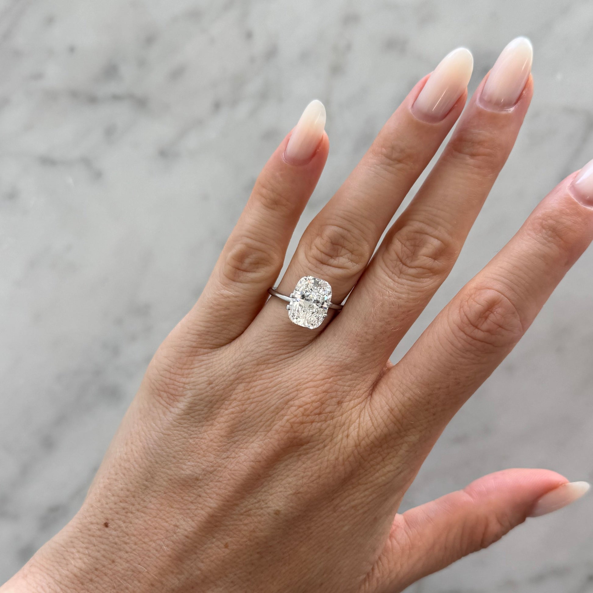 Cushion | 5.05ct F VS1 | 1.32 ratio | IGI Certified