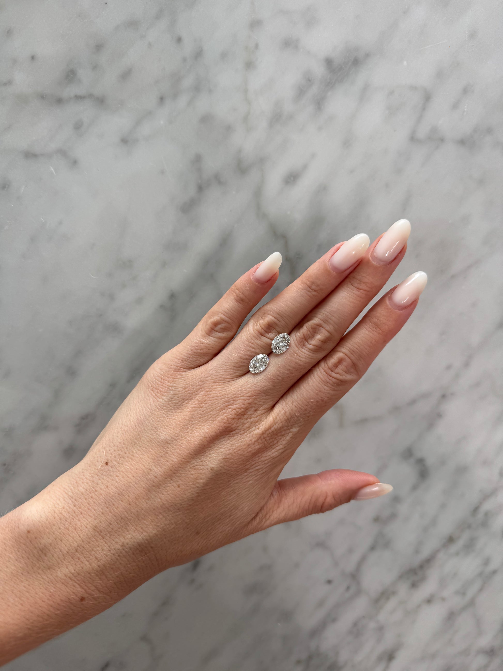 Matched Pair | Oval | 4.03ctw H VS1* | Non-certified*
