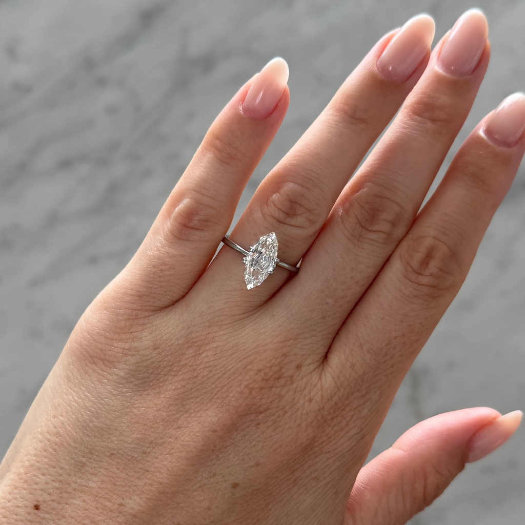 Stepcut Marquise | 2.47ct F VS1 | 2.04 ratio | IGI Certified LG803630551