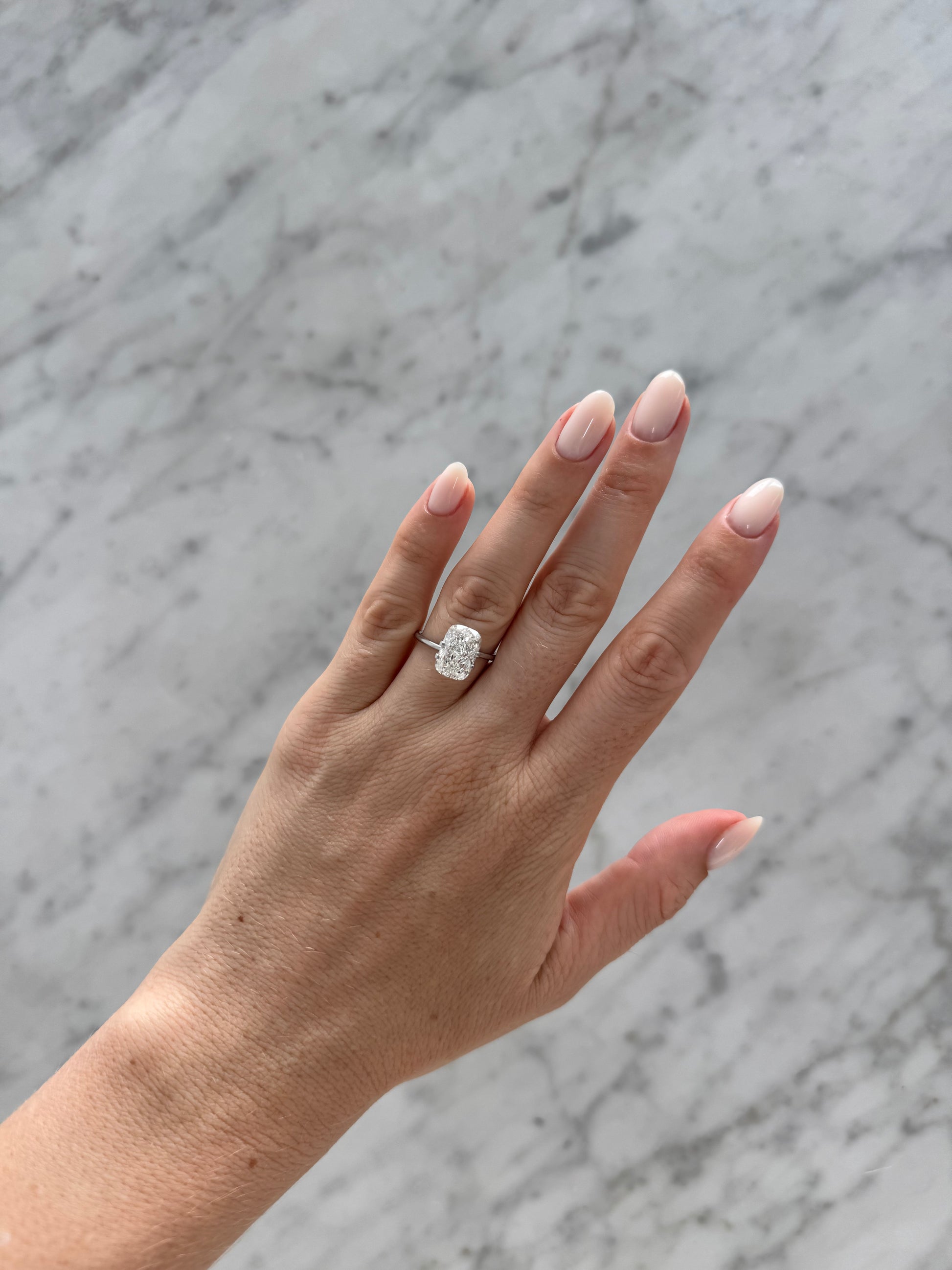 Cushion | 4.01ct F VS2* | 1.46 ratio | Non-certified*