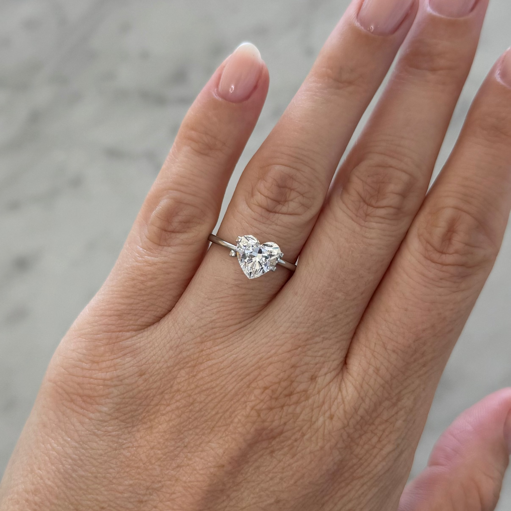 Heart | 2.02ct VS1 D | 1.06 ratio | IGI Certified 782691135