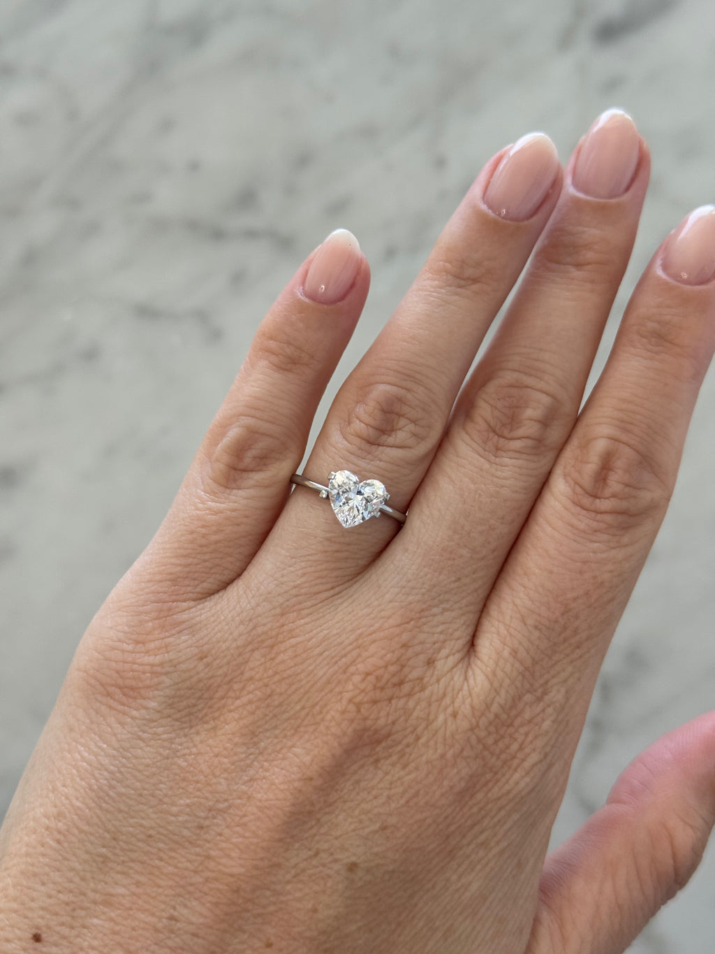 Heart | 2.02ct VS1 D | 1.06 ratio | IGI Certified 782691135