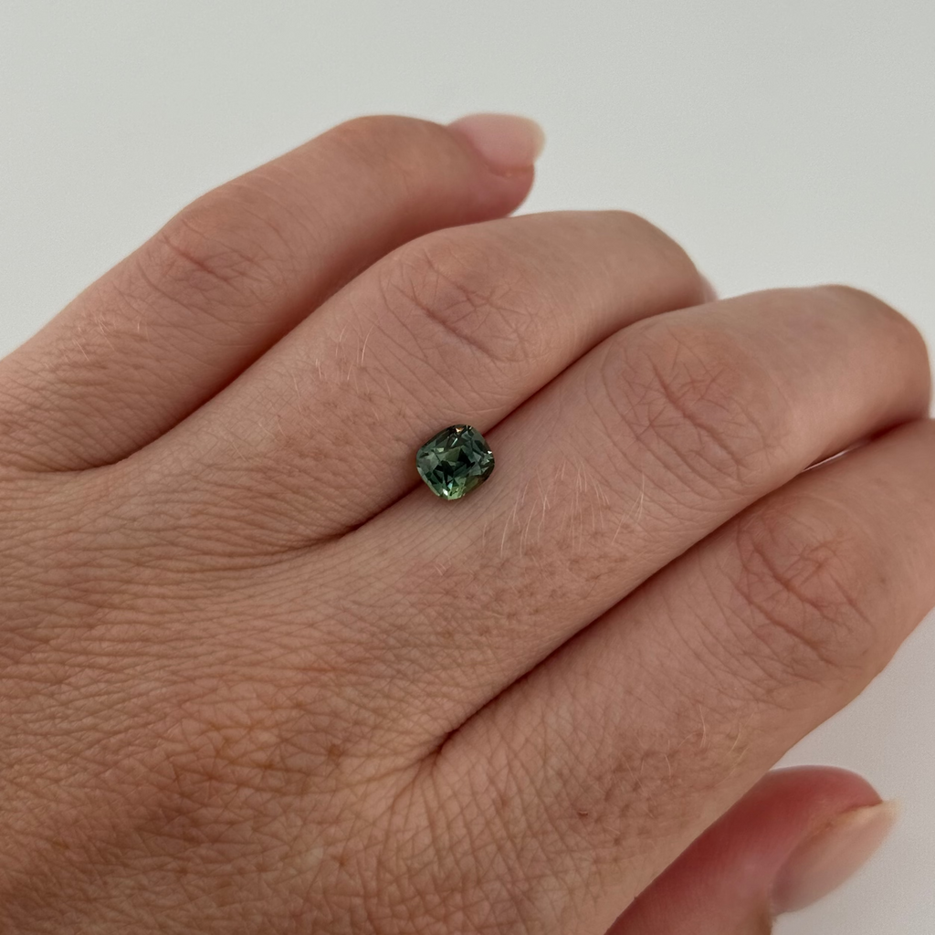1.52ct Teal Sapphire | 1.09 ratio