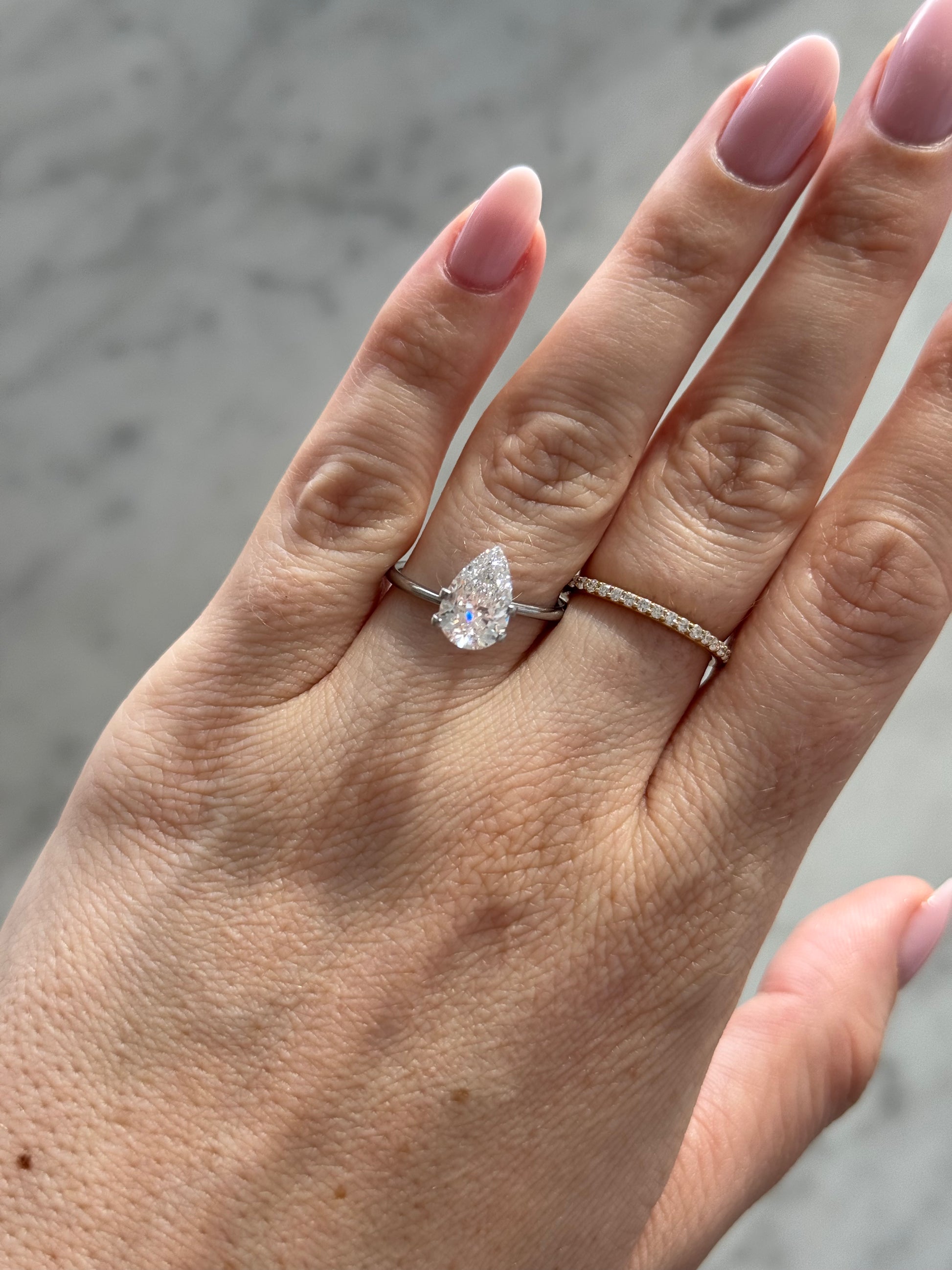 2ct Pear Loose Diamond