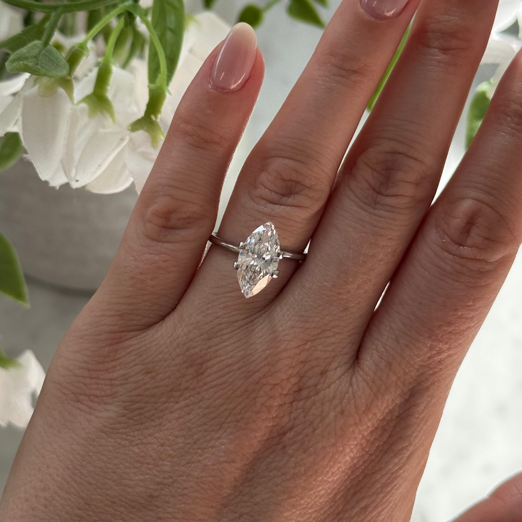 Marquise | 2.86ct D VS1 | 1.99 ratio | IGI Certified LG793649882