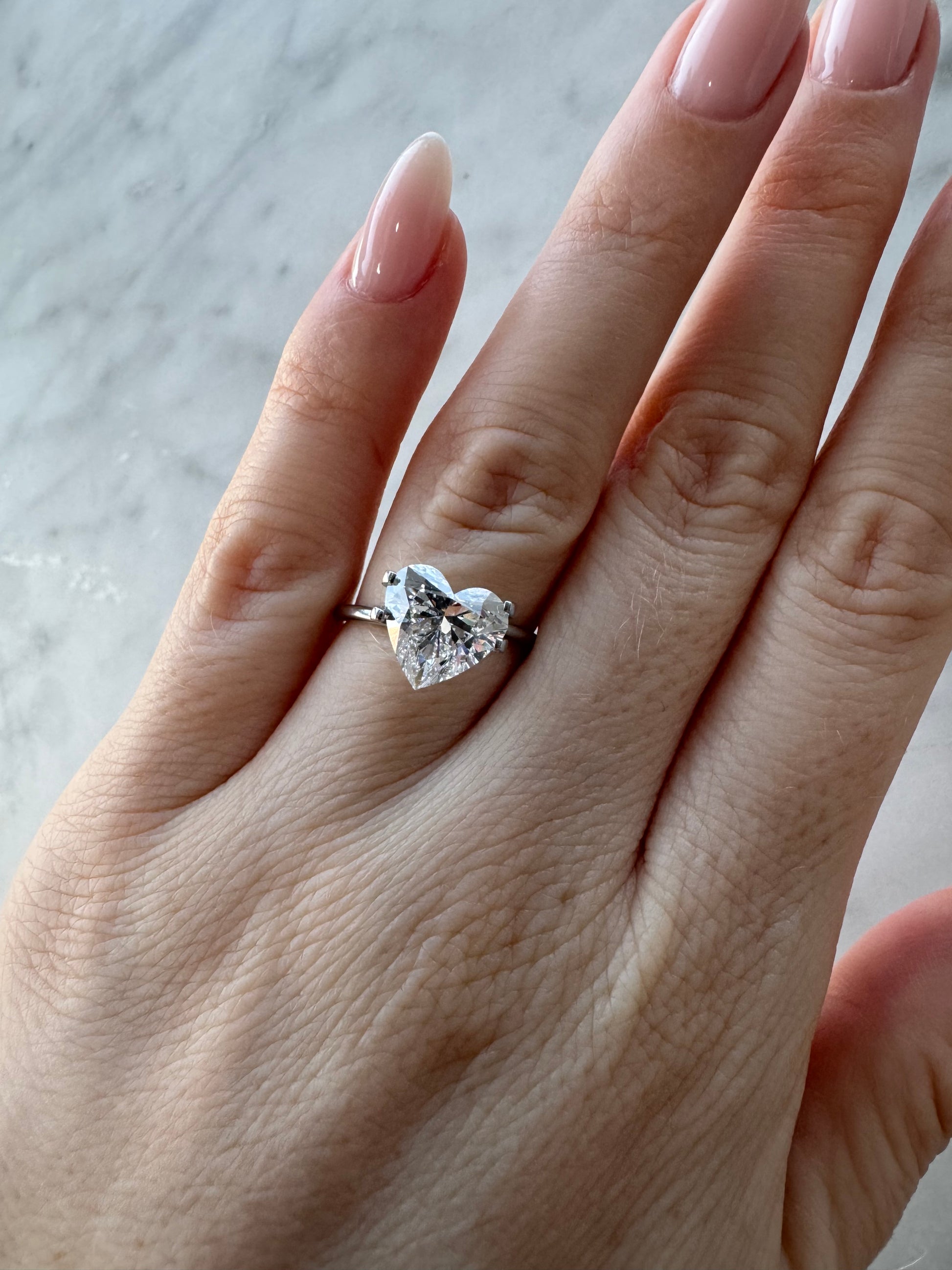Heart | 3.16ct E VS1 | 1.05 ratio | IGI Certified 642490707 | HT316