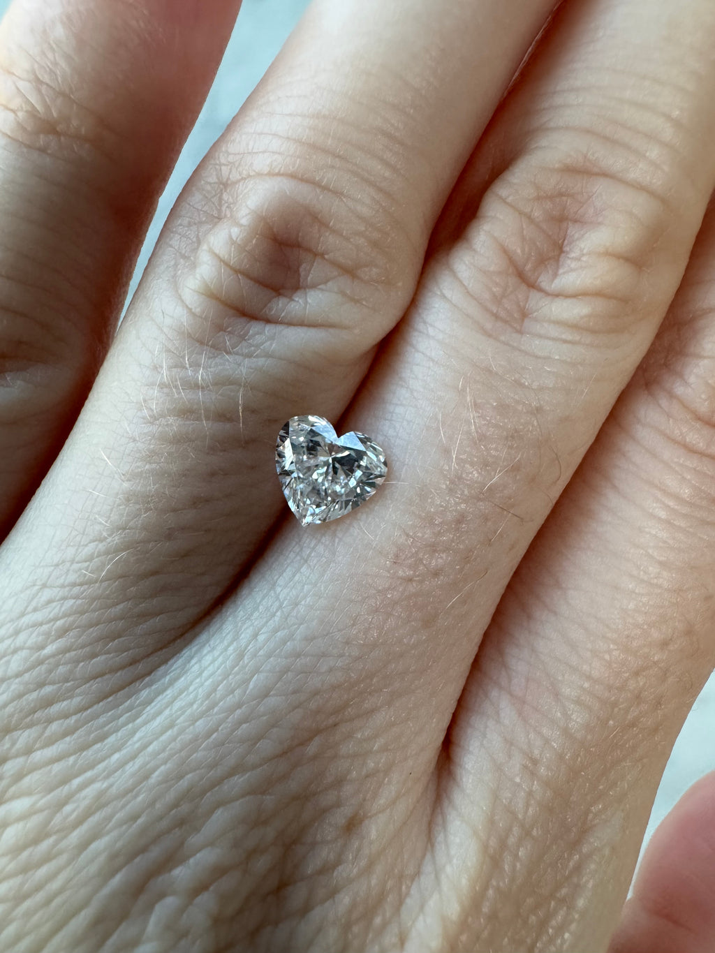 Heart | 1.33ct E VVS2 | 1.06 ratio | IGI Certified LG712577544 | HT133