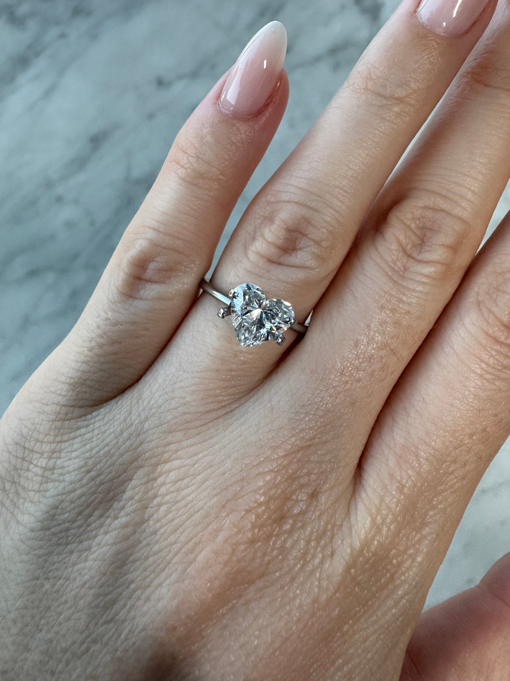 Heart | 2.01ct D VVS2 | 1.1 ratio | IGI Certified 662417033 | HT201