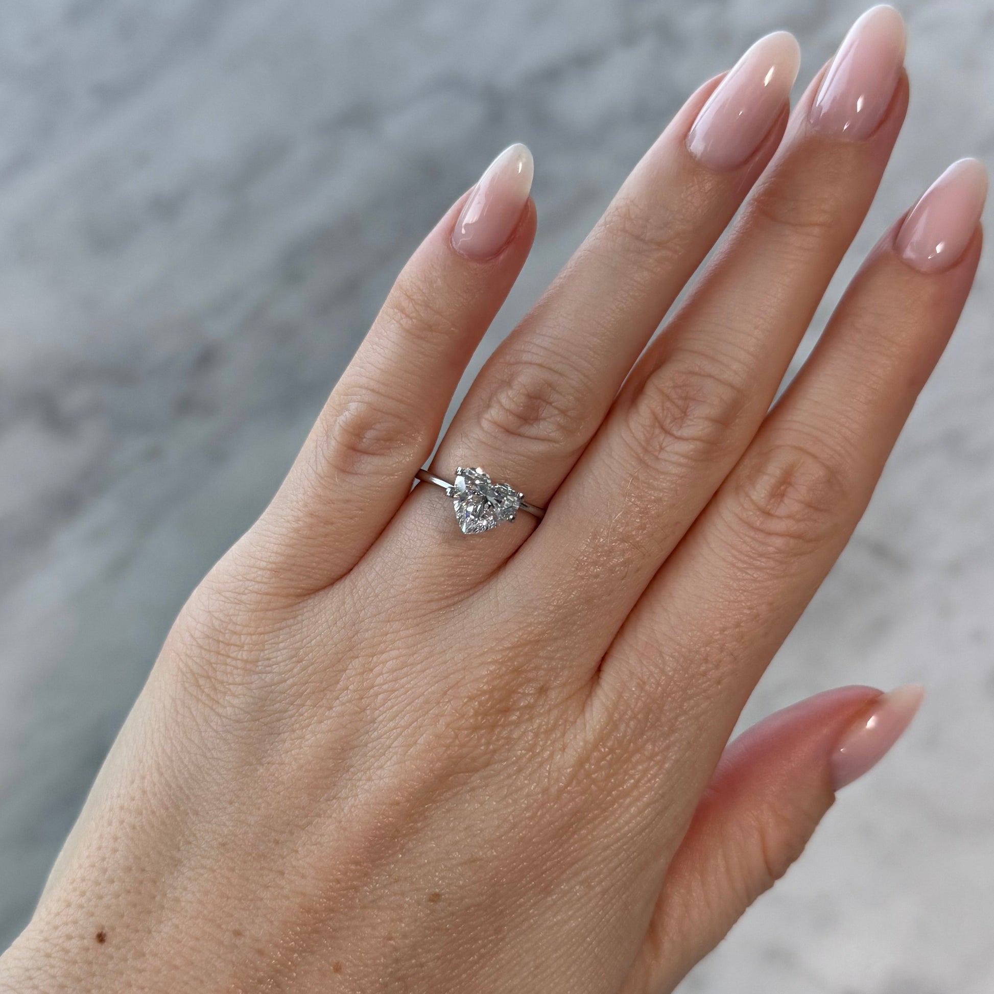 Heart | 2.05ct D VS1 | 1.06 ratio | IGI Certified 631451942 | HT205