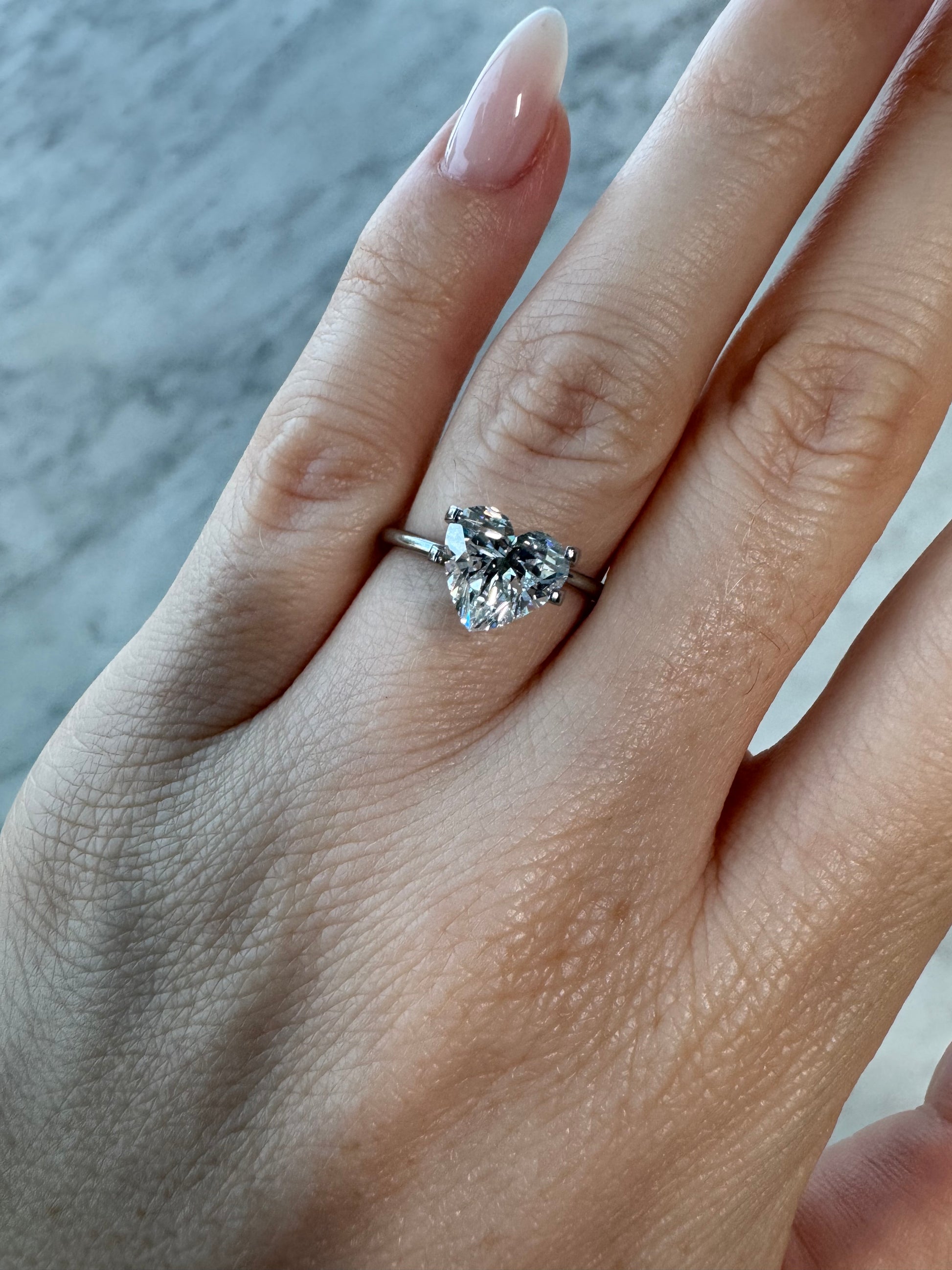 Heart | 2.05ct D VS1 | 1.06 ratio | IGI Certified 631451942 | HT205