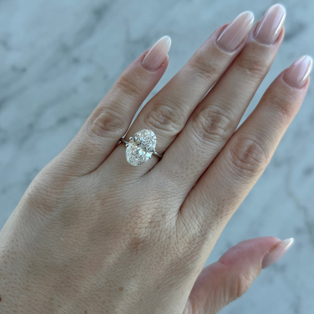 Oval | 5.09ct D VS2 | 1.51 ratio | IGI Certified LG735502214 | OV509