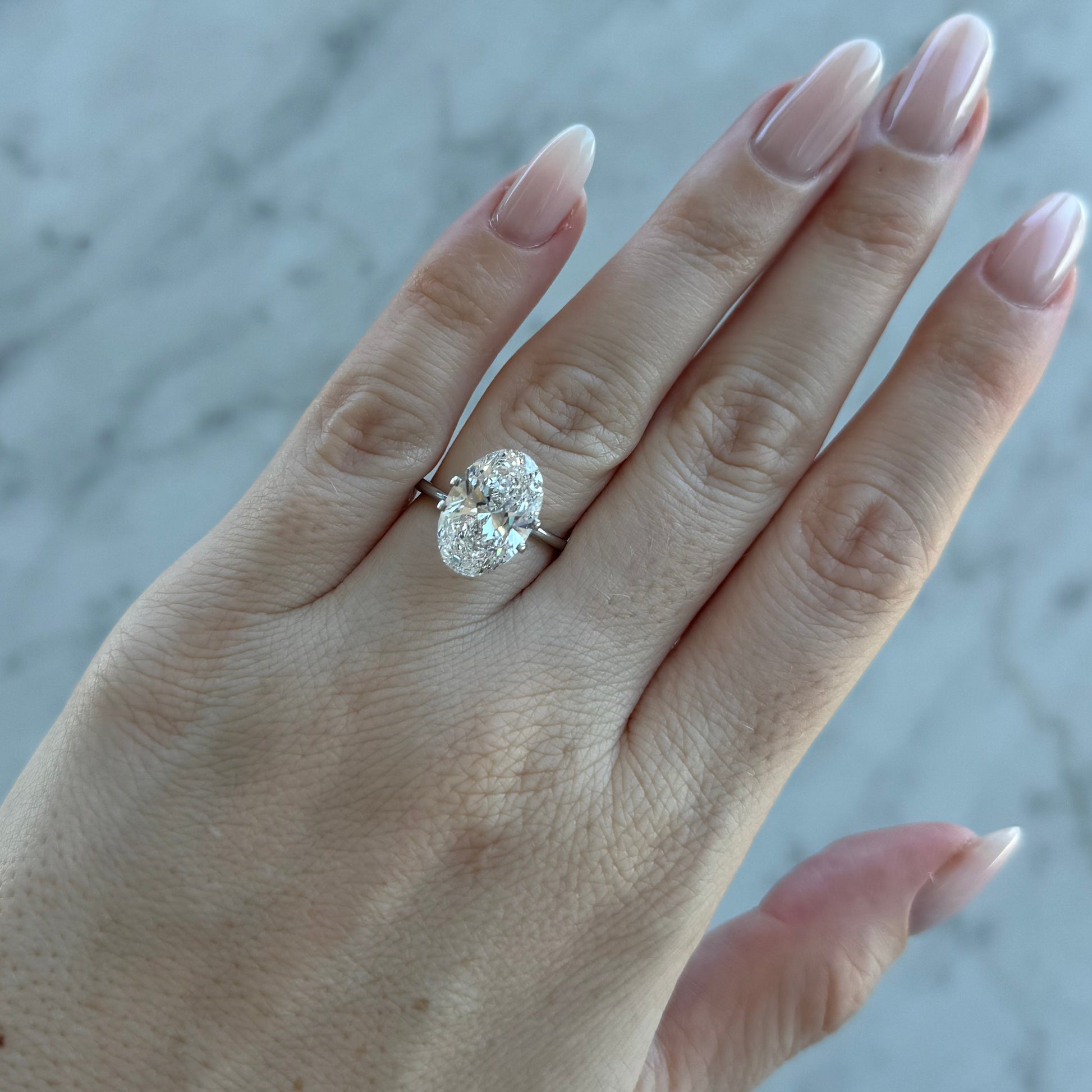 Oval | 5.09ct D VS2 | 1.51 ratio | IGI Certified LG735502214 | OV509