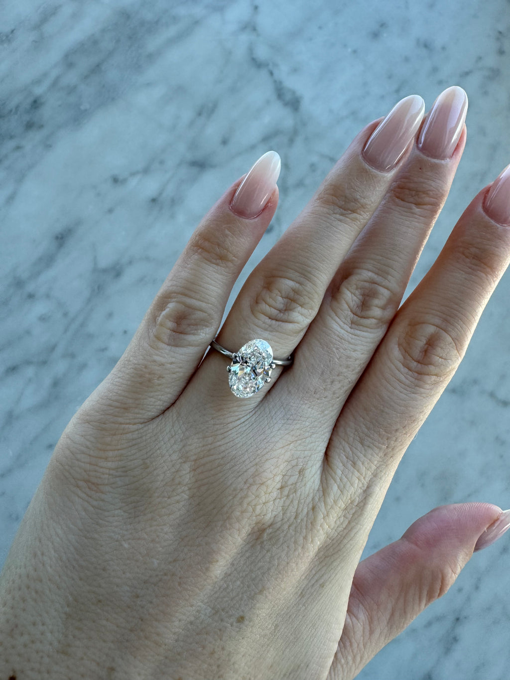 Oval | 3.08ct F VS2 | 1.56 ratio | IGI Certified LG740501110 | OV308