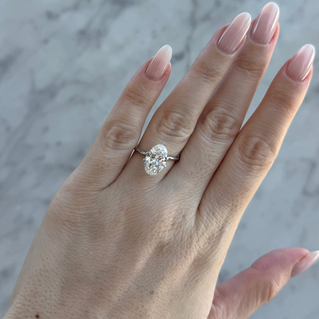 Oval | 3.08ct F VS2 | 1.56 ratio | IGI Certified LG740501110 | OV308