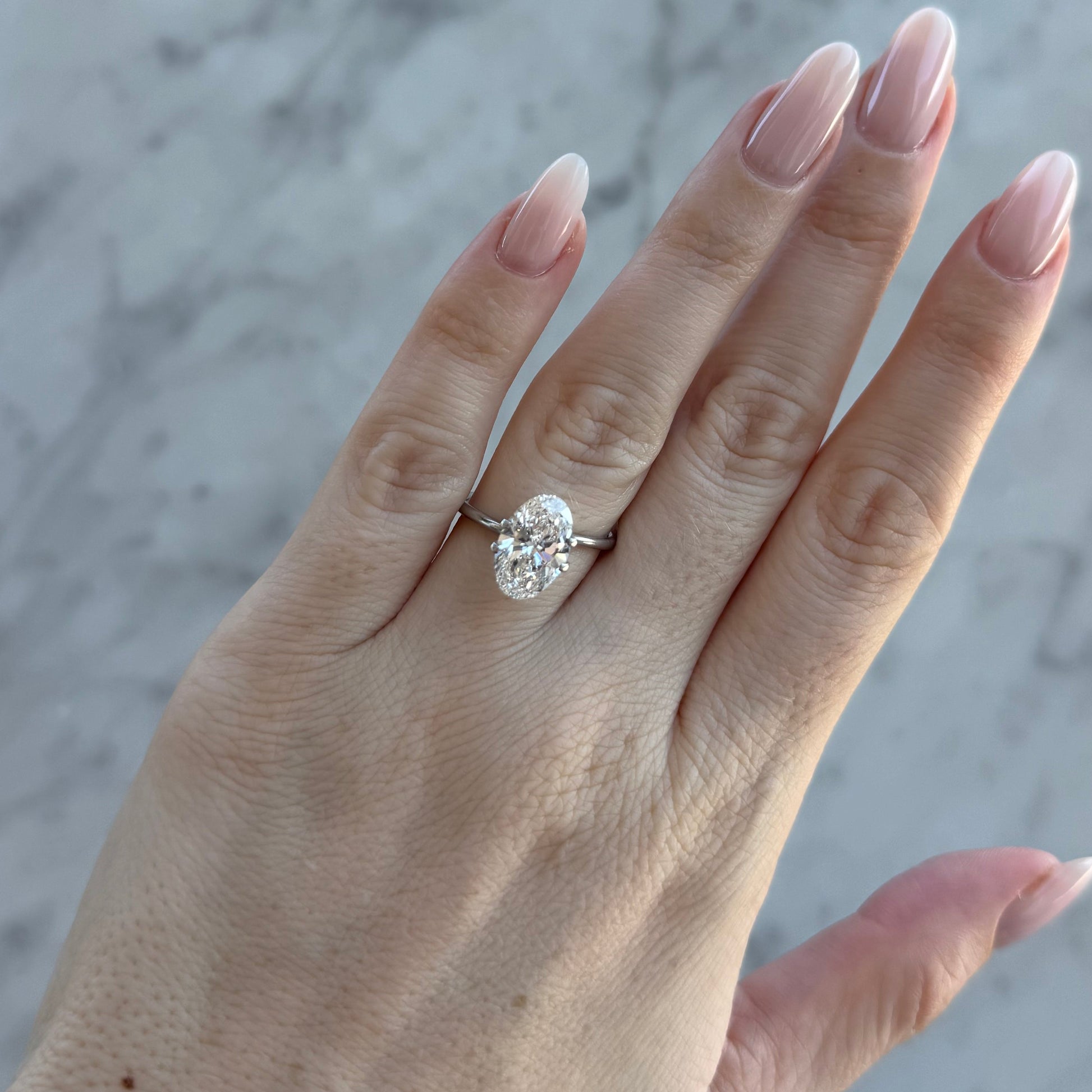 Oval | 3.08ct F VS2 | 1.56 ratio | IGI Certified LG740501110 | OV308