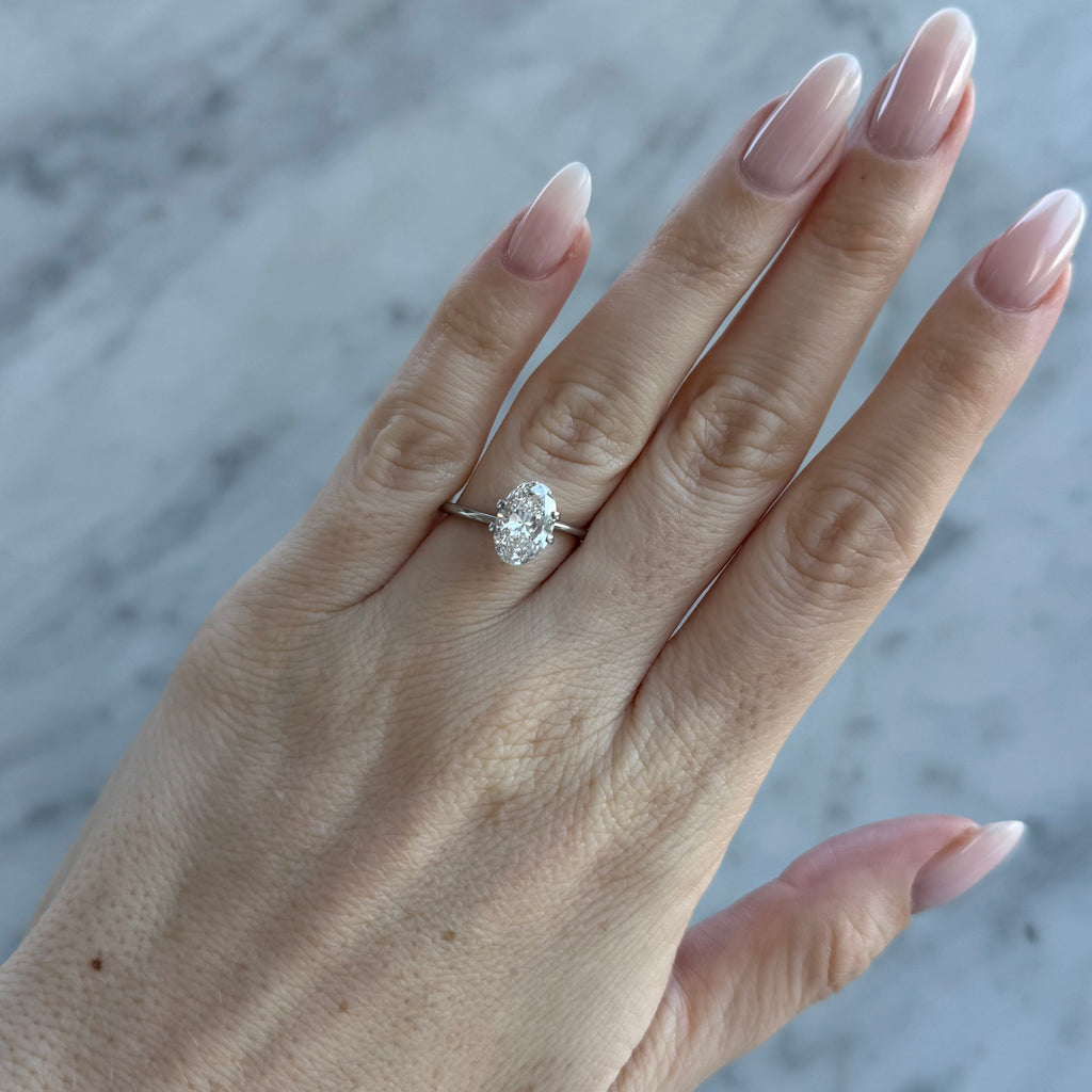 Oval | 2.03ct F VVS2 | 1.51 ratio | IGI Certified LG735592905 | OV203