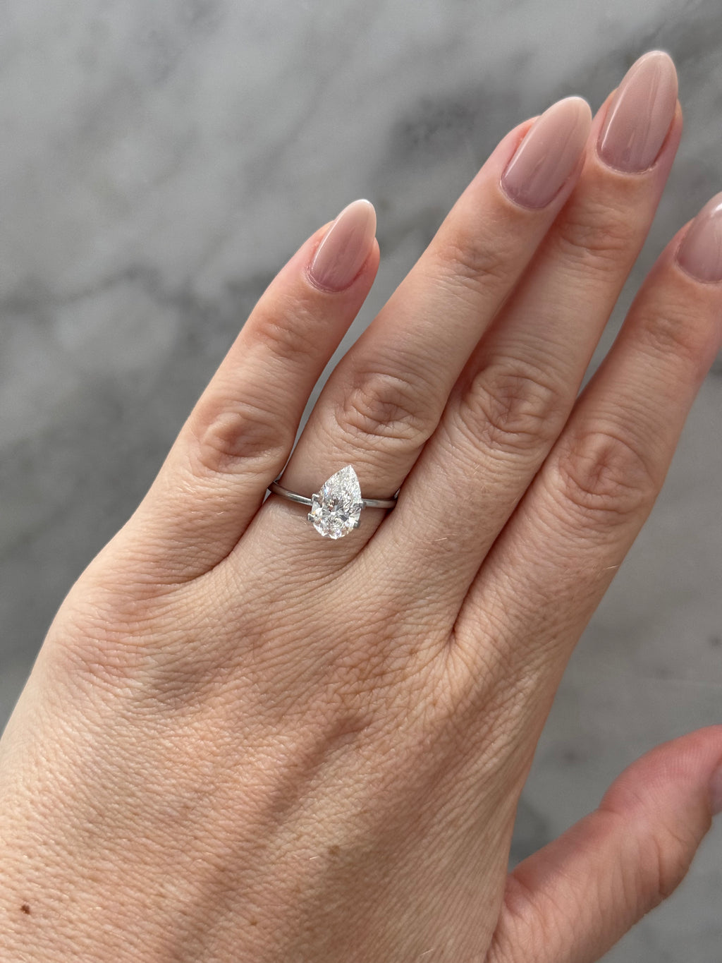2ct Pear Loose Diamond