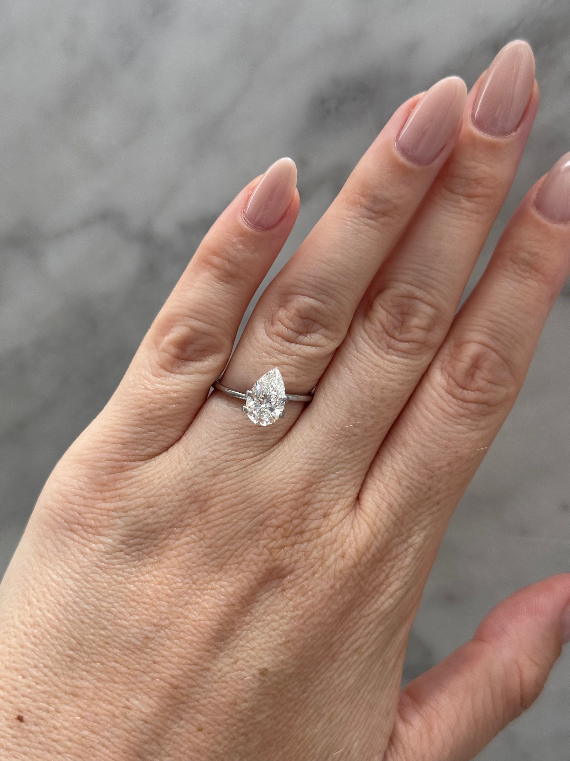 2ct Pear Loose Diamond