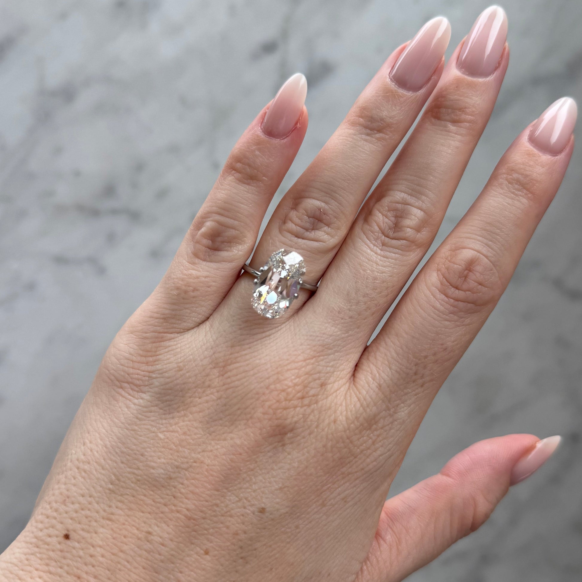 Old Mine Cushion | 6.2ct G VVS2 | 1.69 ratio | LG739566218 | OM620