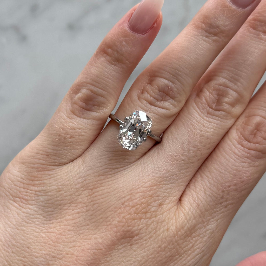 Old Mine Cushion | 4.09ct D VS2 | 1.49 ratio | LG743548633 | OM409