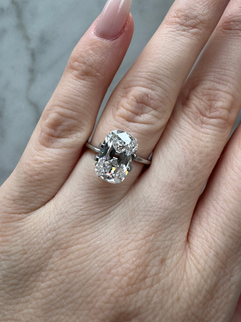 Old Mine Cushion | 3.36ct D VS1 | 1.53 ratio | LG743501901 | OM336