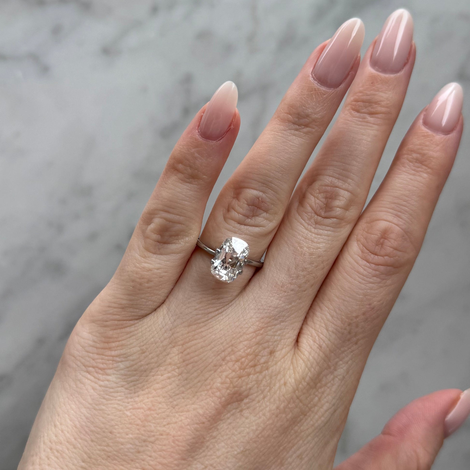 Old Mine Cushion | 3.08ct D VS1 | 1.52 ratio | LG741521845 | OM308