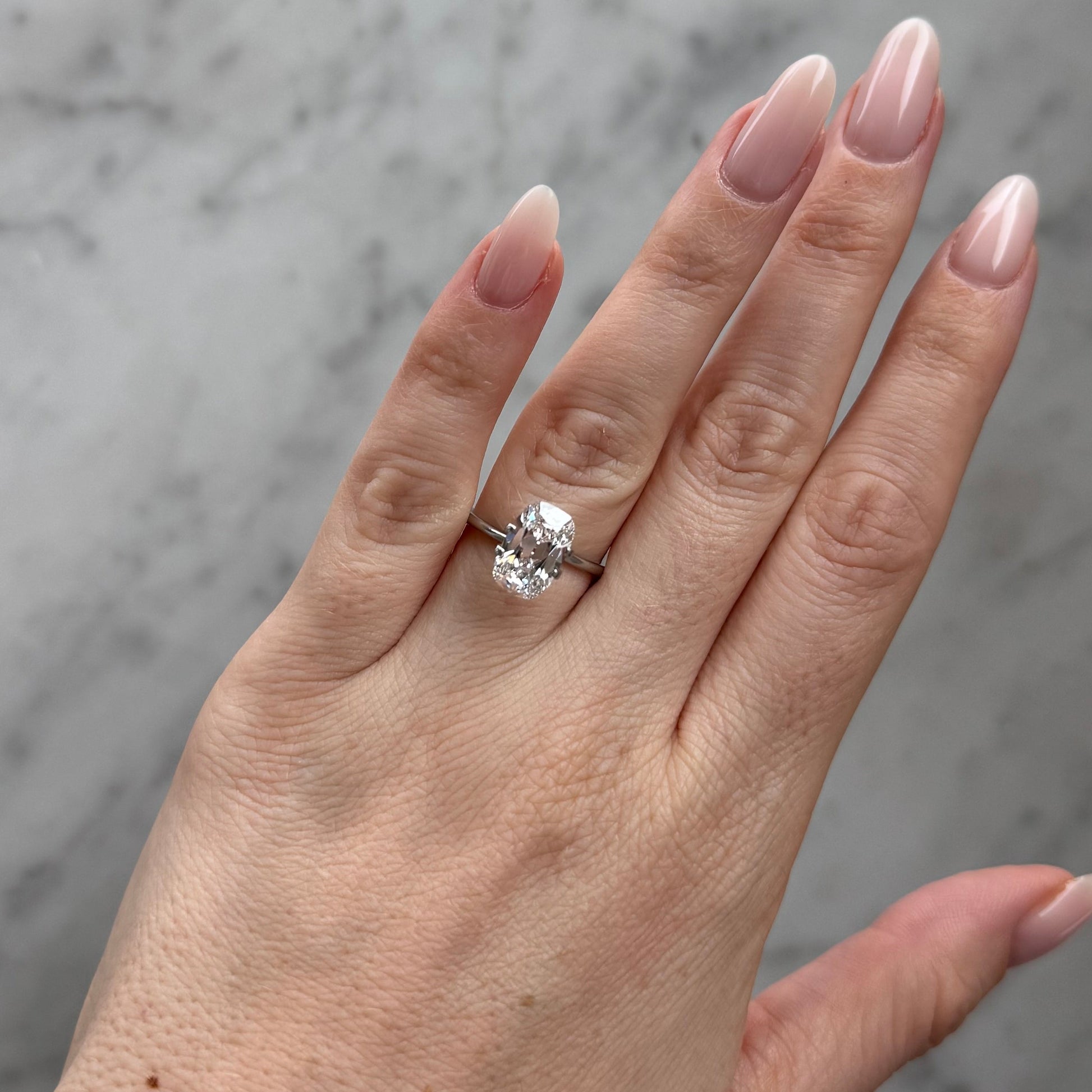 Old Mine Cushion | 3.05ct D VVS2 | 1.55 ratio | LG737598956 | OM305