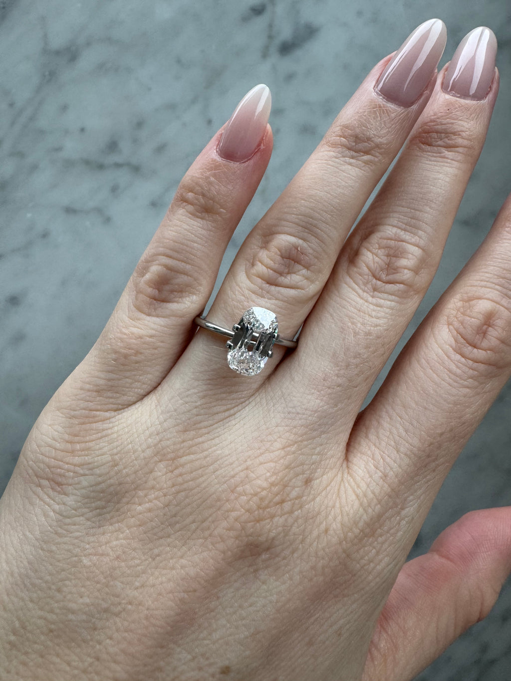 Old Mine Cushion | 2.29ct D VVS2 | 1.7 ratio | LG743501840 | OM229