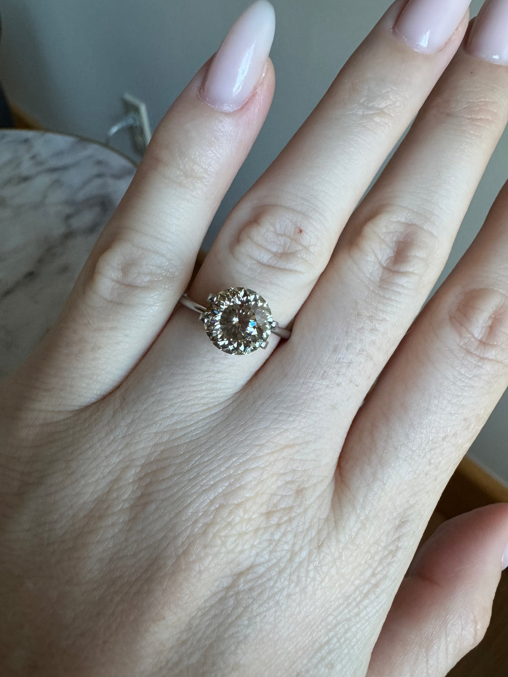 Portuguese | 3.09ct Fancy Greenish Green VVS2 | 739534233 | FPORT309