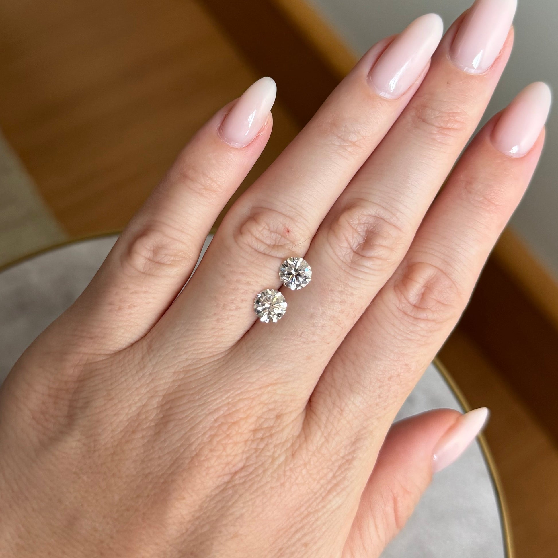 Matched Pair | Round | 2.19ctw D/E VS1 | MPRD219