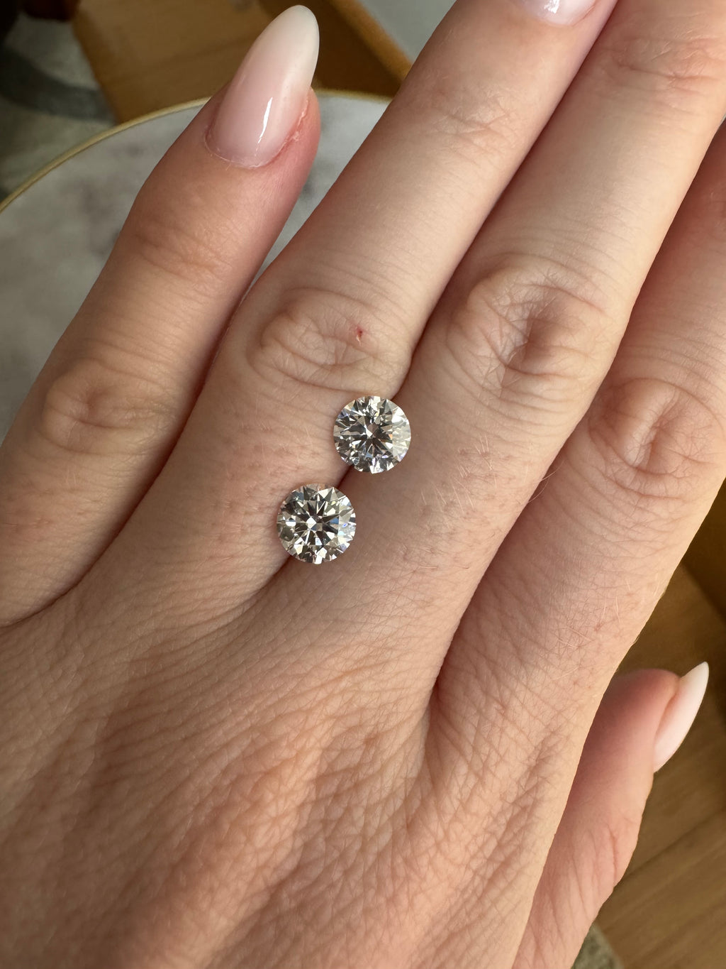 Matched Pair | Round | 2.88ctw D/E VS1 | MPRD288